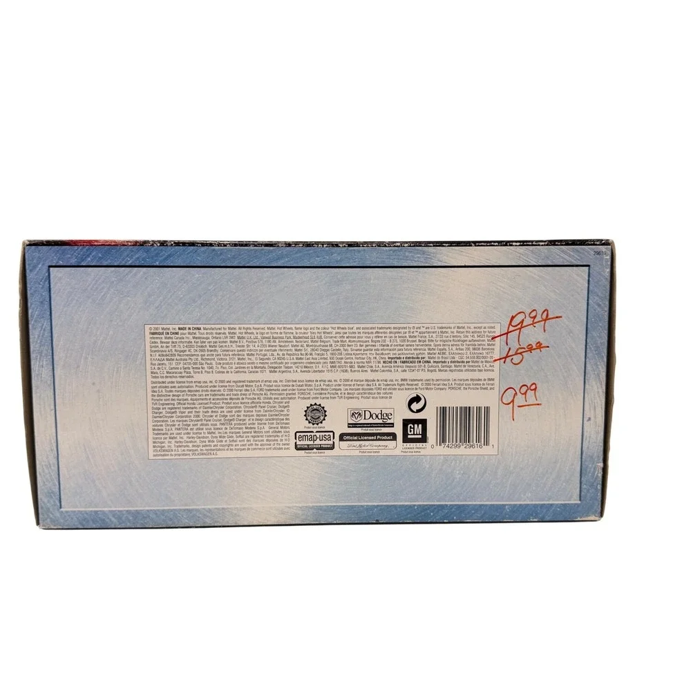 Hot Wheels Chrysler Panel‎ Cruiser 1:18 Diecast Blue Good Flame Graphics 29616